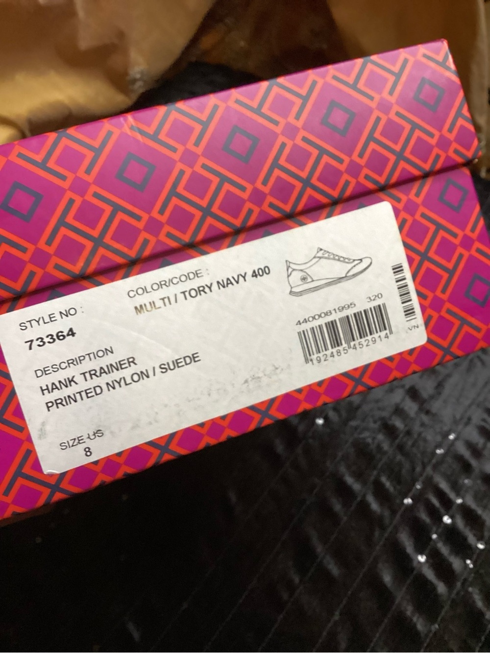 Vintage Tory Burch Hank Trainer Multicolor Logo Retro Runner Sneakers 8 - Picture 12 of 12